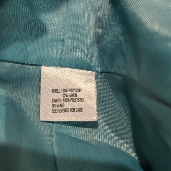 Calvin Klein Dark Gray 2 button Blazer Jacket Size 8 Officecore Corpcore - Picture 13 of 13